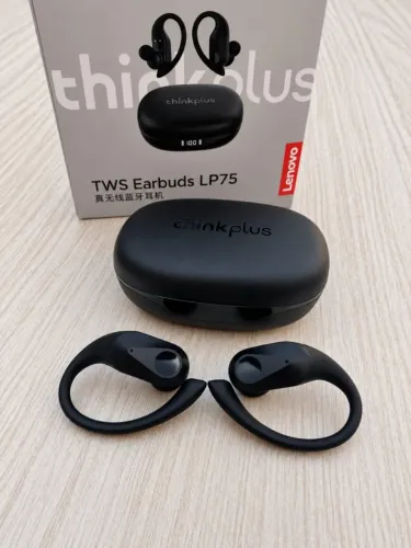 Fone Sem Fio Bluetooth Lenovo LP75 Novo Original - Entrega Grátis 