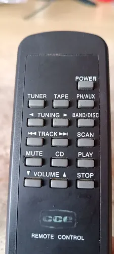 Controle Remoto Som Cce Ss9800 (não funciona)