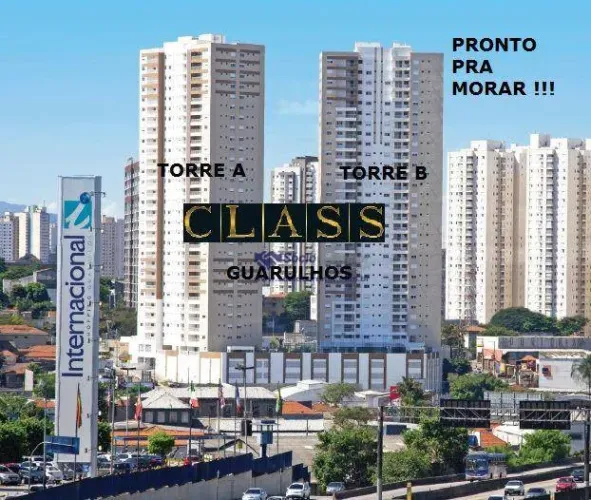 Apartamento 94m² Class Guarulhos à 300 metros Futura Estação Dutra do Metrô por R$ 813.100
