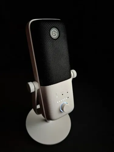 Microfone Elgato Wave 3 Branco + Pop Filter Original + Caixas Originais 