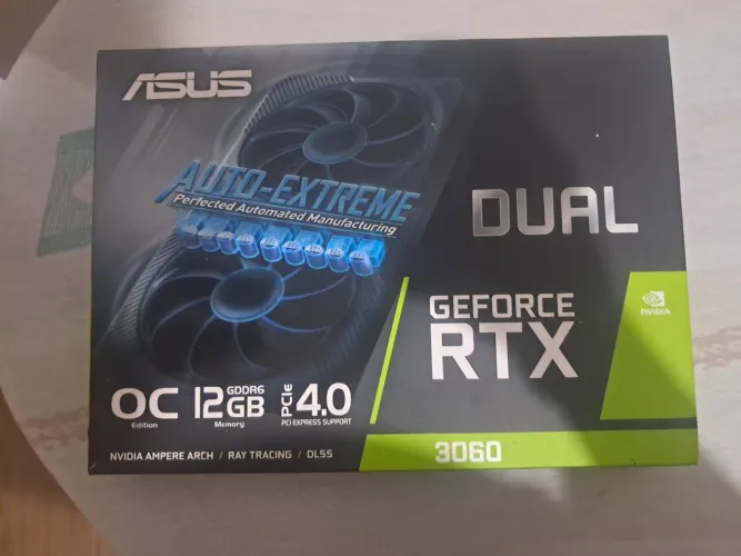 RTX 3060 12gb, Asus OC Dual