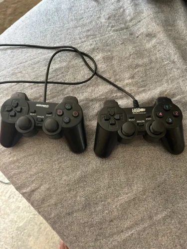 Par de controles ps2 usb
