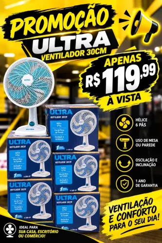 VENTILADOR ULTRA 30CM DE MESA ?
