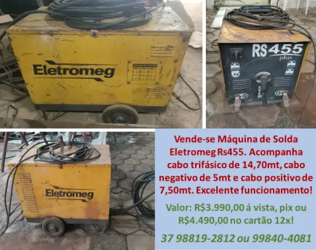 Maquina de solda Eletromeg Rs455