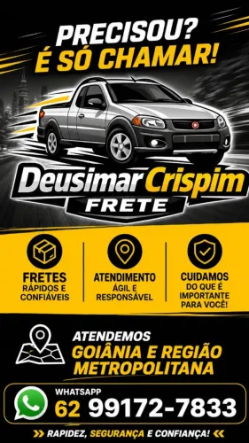 Frete rápido Goiânia e Região metropolitana