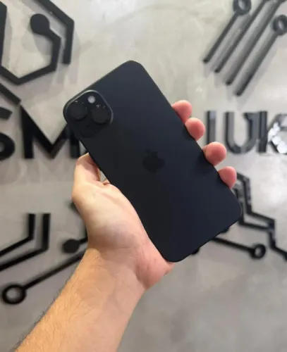 iPhone 15 Plus Black 128GB (Nota e 3 meses de garantia)