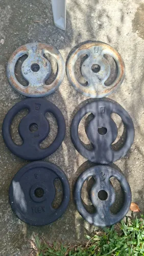 28kg de anilhas 