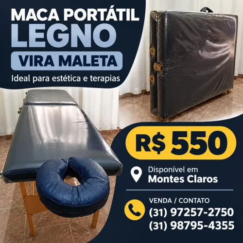 Maca Legno Portátil com encosto
