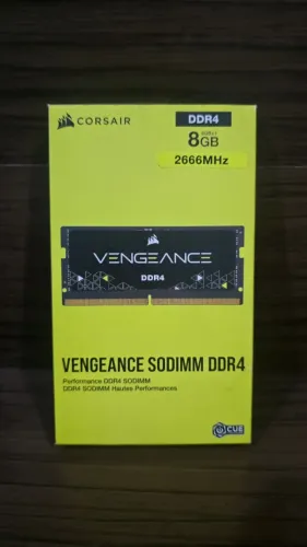 Memória Ram 8gb ddr4 2666mhz vengeance Notebook