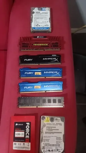SSD Corsair 120GB + DDR3 e DDR4