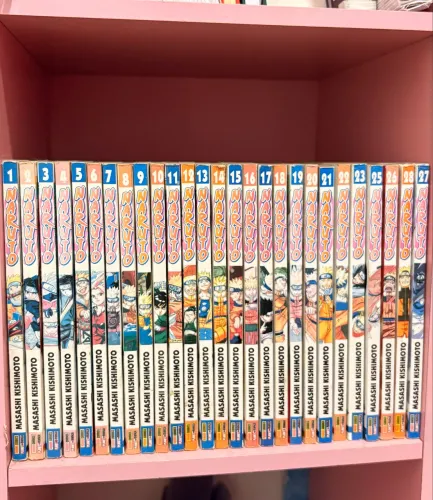 Coleção de Mangás Naruto - Vol. 1 ao 28 | 27 Volumes