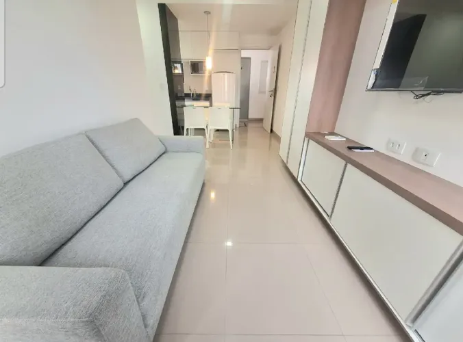 Aluguel Lindo Apto 1Qt 34m² Mobiliado e Projetado, Lazer Compl, Localiz Próx Shop Plaza no