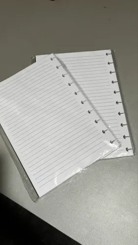 160 folhas para caderno inteligente, 10 furos