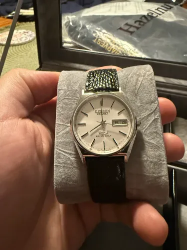 Relógio Citizen Seven Star Vintage - Mostrador em Japonês