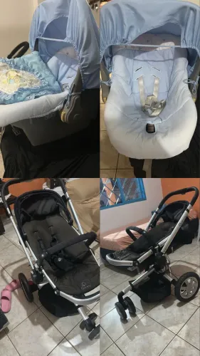 Vende-se carinho e bebê conforto