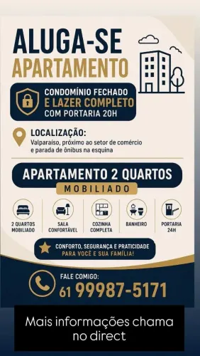 APARTAMENTO MOBILIADO
