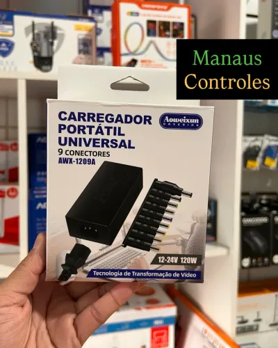 Fonte Universal para Notebook | Caixa Som e Monitor - Promoção 