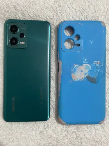 Redmi note 12 5G 256 GB de memória azul semi novo