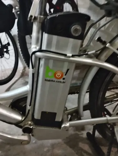 BICICLETA ELETRICA EBIKE PRATA