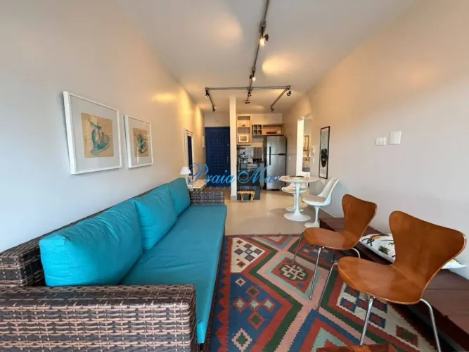 Apartamento com 1 dormitório à venda, 60 m² por R$ 440.000 - Praia das Pitangueiras - Guar