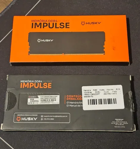 02 PENTES DE MEMÓRIA RAM DDR4 3200MHZ