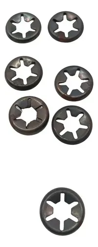 Kit 8 Arruelas Trava Dobradiças Portas Chevrolet S10 Blazer
