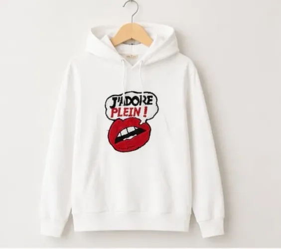 moletom feminino branco estampado 