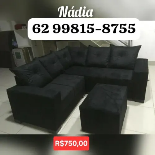 Sofá preto 1020 750 à vista 