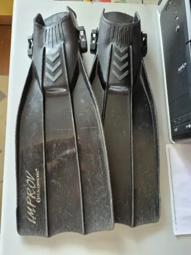 Nadadeiras U.S.Divers aberta modelo Improv preta
