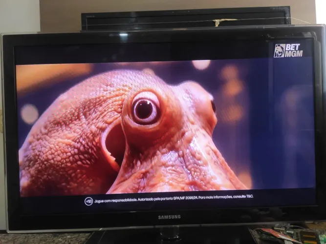 Tv Samsung 40 polegadas, funcionando perfeitamente com pezinho!