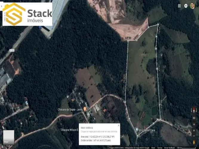 Sítio a venda em Jarinu com 112.650 m²