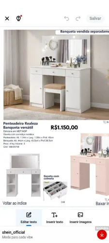 Penteadeira Realeza