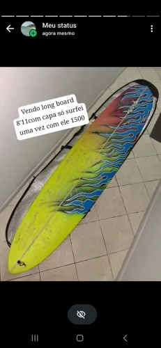 Long board OGM 8'11" TRIQUILHA evolution  tube rider