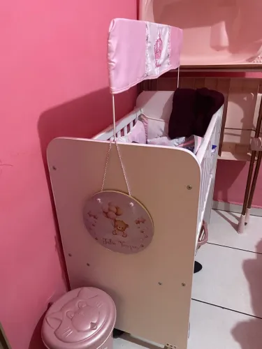 Mini berço e desapegos