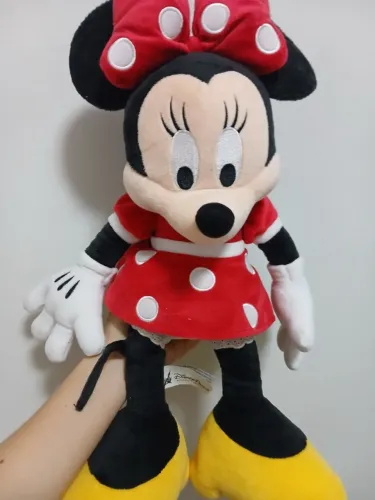 Pelúcia Minnie Mouse Original Disney - aprox. 48cm altura