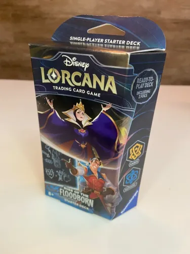 Disney Lorcana - Starter Deck- Rise of Floodborn - Âmbar /Safira