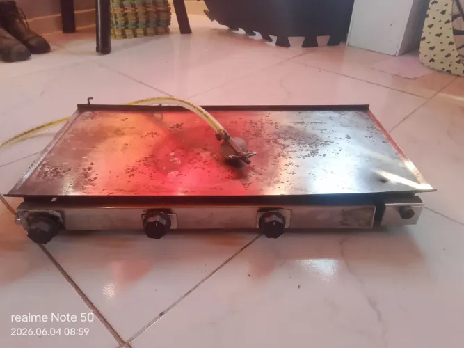 Chapa de lanches 90x30