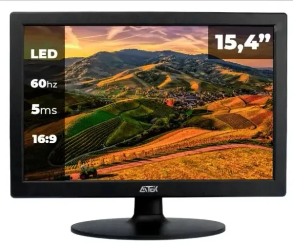 MONITOR LED 15,4 EM ÓTIMO ESTADO