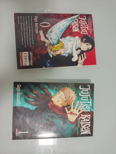 Mangá jujutsu kaisen volumes 0 e 1