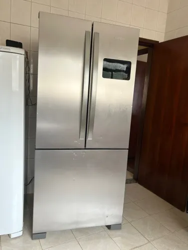 Geladeira Brastemp 3 portas inox