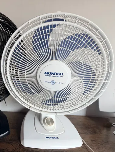Ventilador Mondial turbo, 6 pás, silencioso e potente