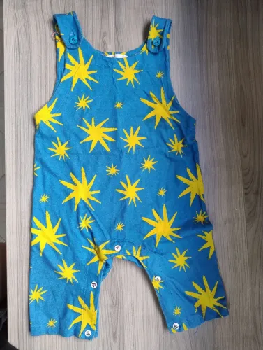 Macacão azul com estrela - Bento