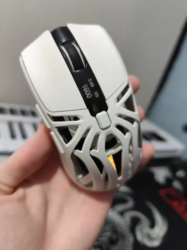 Mouse SMAILWOLF RS8 Branco - NOVO