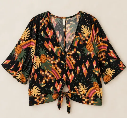 BLUSA COLORIDINHA RENNER - TAMANHO M