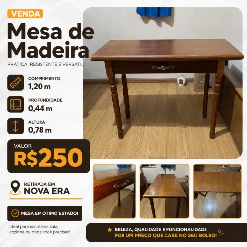 Mesa de madeira