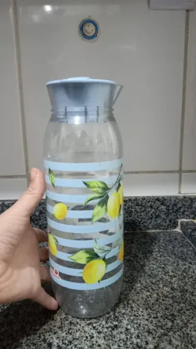 Garrafa de plástico de suco