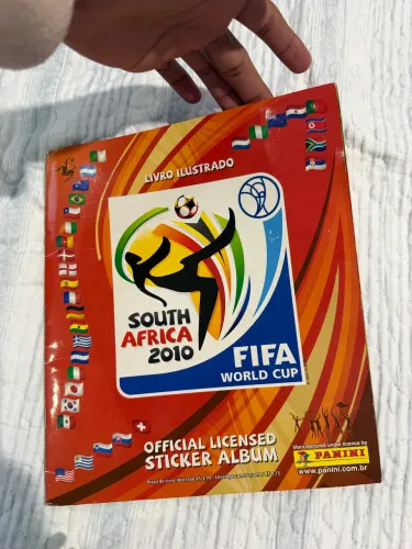 Álbum da copa 2010 Panini completo com todas as figurinhas