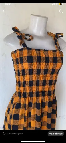 Vestido xadrez