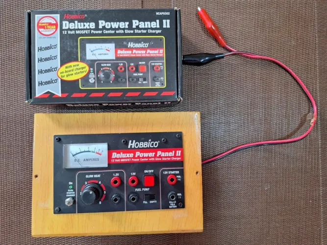 Painel De Controle De Caixa De Campo Hobbico Deluxe Power Panel II - Novo