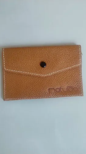 Carteira Porta Cédula e Moedas em Couro